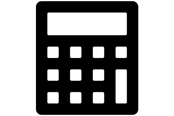 Digital Calculator Icon: A Symbol of Mathematical Precision and Functionality