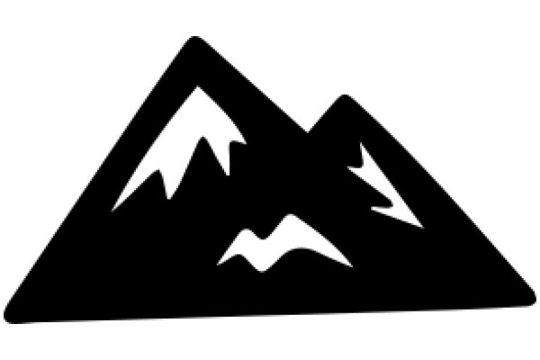 A Silhouette of a Mountain Range