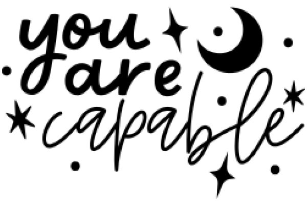 You Are Capable: A Positive Affirmation Poster