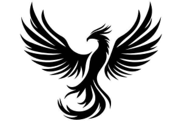 Stylized Black Eagle Logo