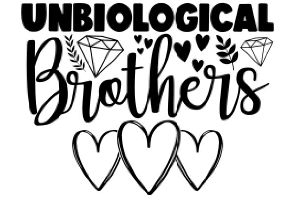 Uniquely Unified: A Graphic Design Showcasing the Unity of Biological Brothers through Symbolic Elements