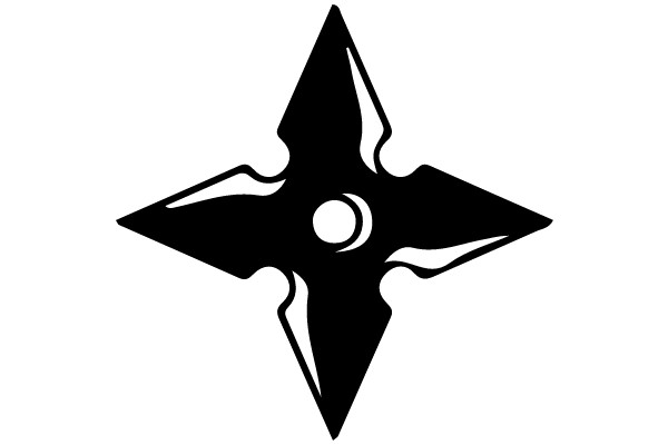 Stylized Logo of a Compass