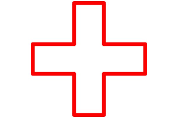 Simplistic Red Cross Symbol