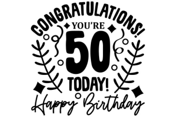 Congratulations on Your 50th Birthday!