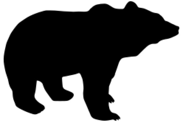 Silhouette of a Bear: A Symbol of Strength and Wisdom