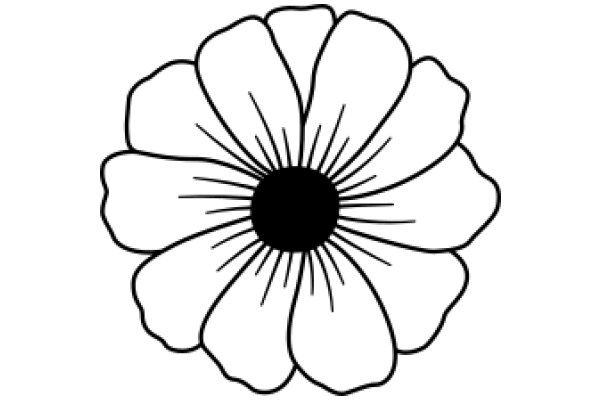 Simplistic Flower Illustration