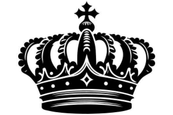 Monochrome Majesty: A Crown Design