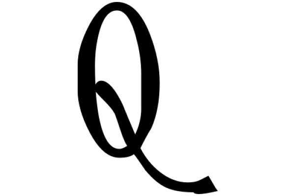 Simplistic Logo of the Letter Q