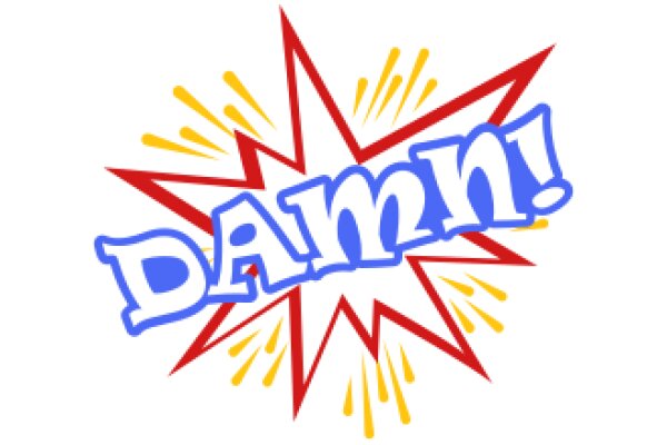 Explosive Expression of Exasperation: A Graphic Design of a Damn!