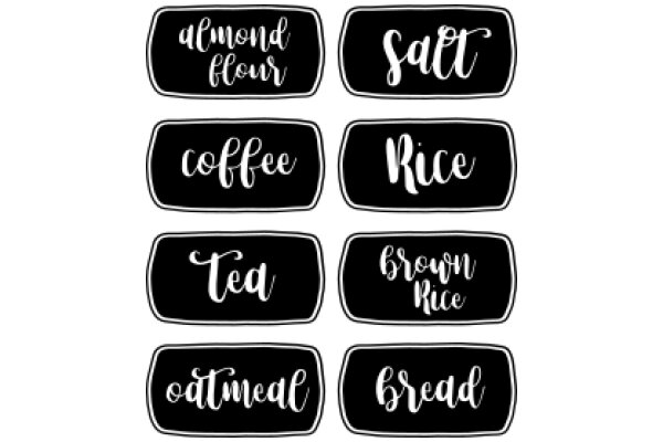 A Collection of Baking Ingredients and Their Corresponding Flavors