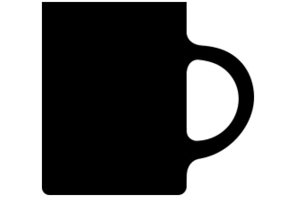 A Simple Black Coffee Cup Icon