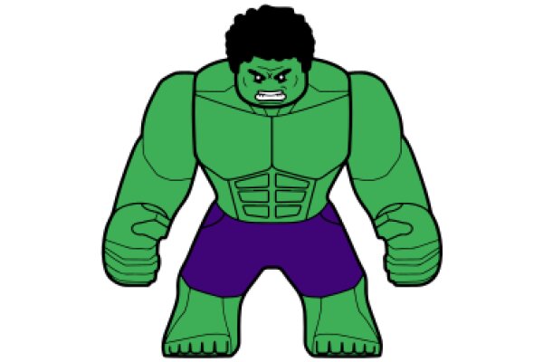 The Hulk's Angry Expression: A Cartoon Illustration