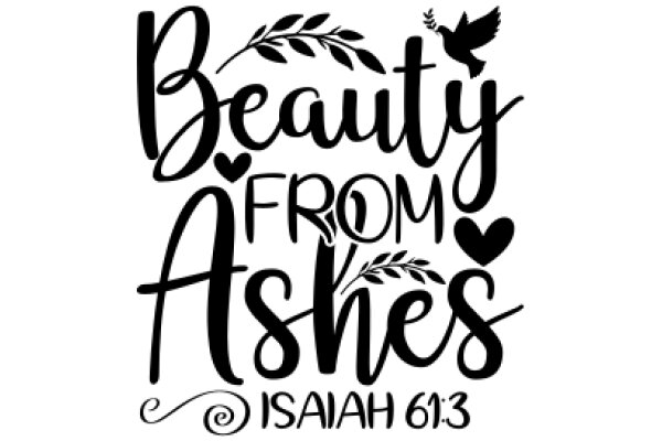 Beauty from Ashes: Isaiah 61:3