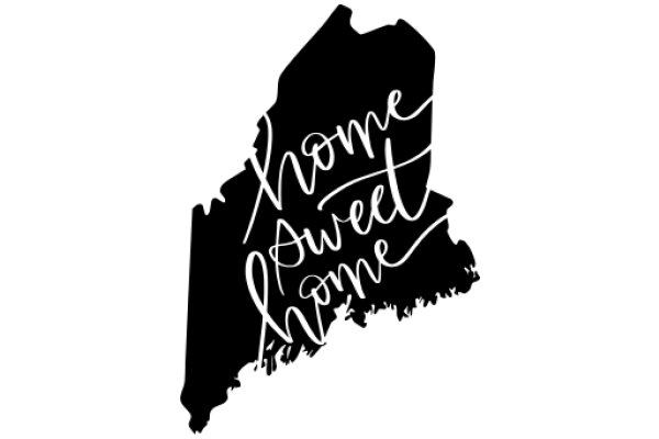 Home Sweet Home: A Silhouette of a State with a Warm Welcome