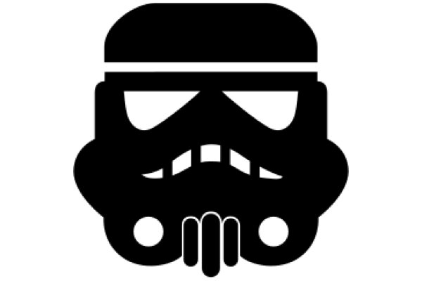 Stylish Icon of a Stormtrooper Helmet