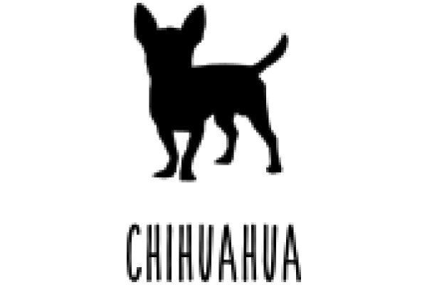 Chihuahua Silhouette with Text: A Playful and Stylish Design