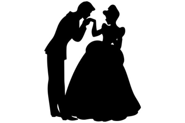 A Silhouette of a Romantic Moment