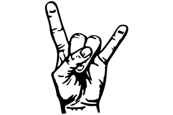 Hand Gesture Symbolizing Victory or Approval