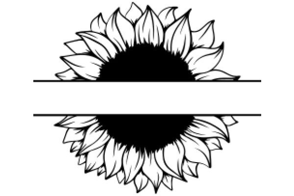 Simplistic Illustration of a Sunflower