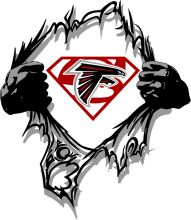 Superhero Logo with Black and White Design