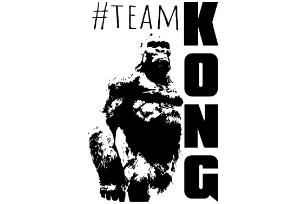 Team Kong: A Monochrome Tribute to the Legendary Ape