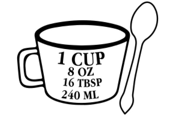 A Simple Cup of Coffee with a Spoon