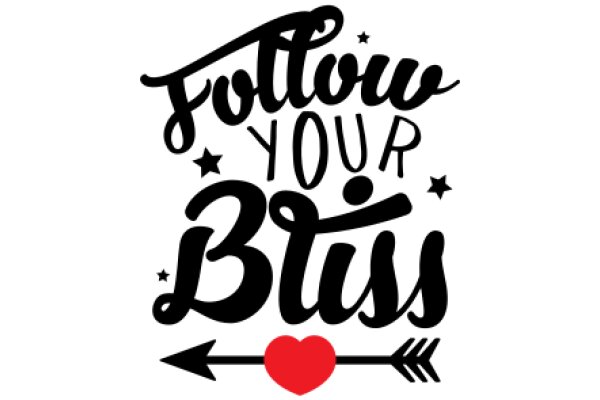 Follow Your Bliss: A Graphic Design Poster