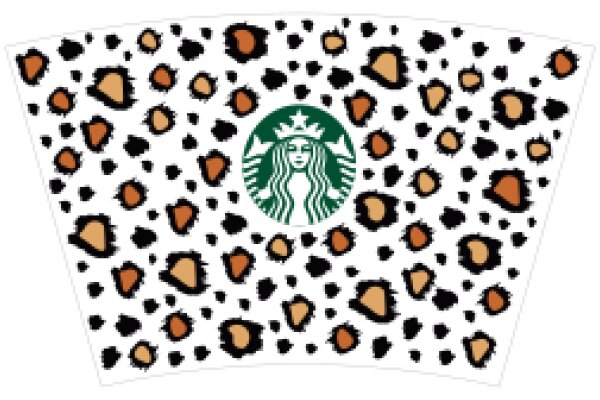 Starbucks Coffee Cup with Leopard Print Design