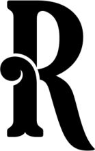 Simplicity in Design: A Letter 'R'