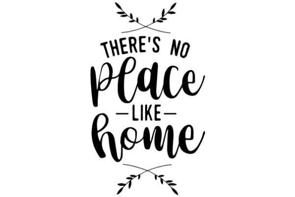 A Quotable Affirmation: 'There's No Place Like Home'