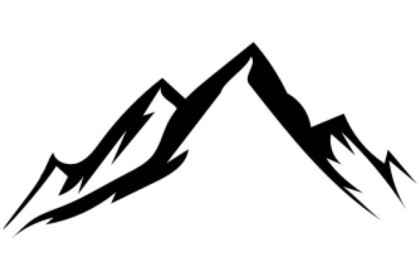 Stylized Mountain Silhouette