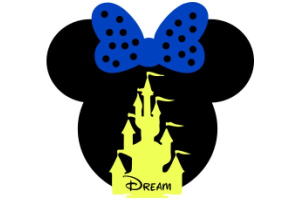 Disney Dream: A Whimsical Illustration of a Castle and a Butterfly