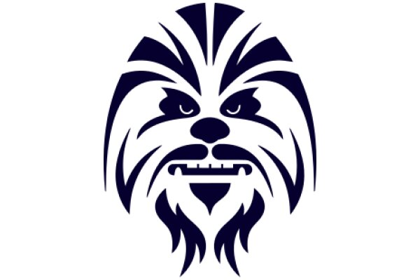 Stylized Logo of a Fierce Dog