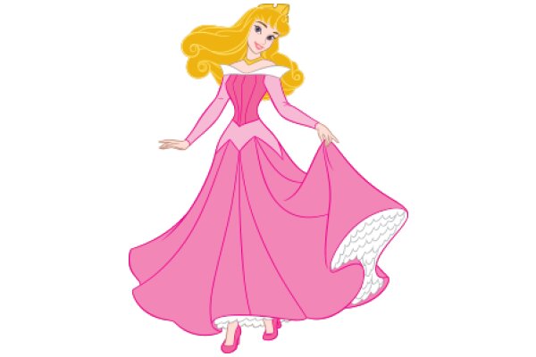 A Princess in a Pink Dress