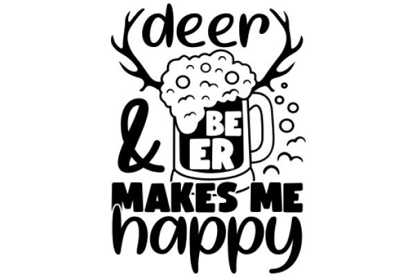 Deer & Beer: A Whimsical Advertisement for a Cozy Pub Experience