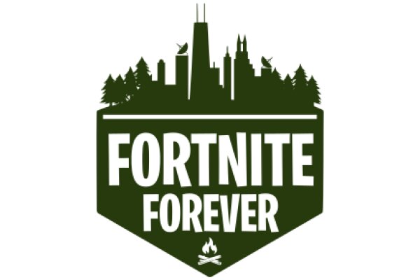 Fortnite Forever: A Cityscape with the Iconic Game's Logo