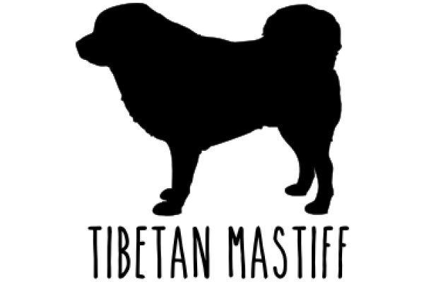 Tibetan Mastiff Silhouette Logo