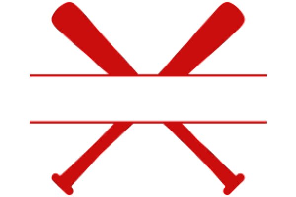 Red Baseball Bat with White Background