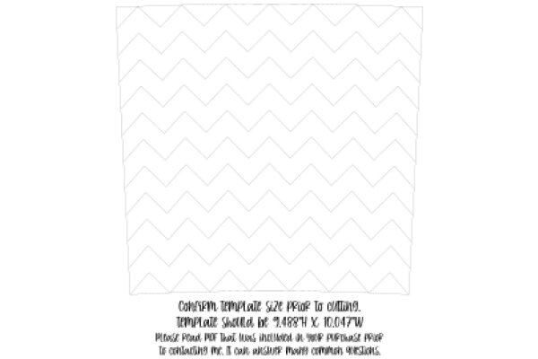 A Clean, White, and Zigzag Background for Your Design Needs