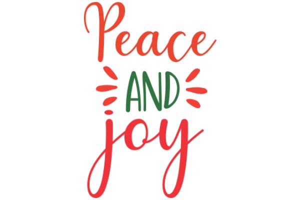 Peace, Joy, and Love: A Graphic Design