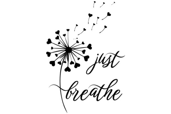 Just Breathe: A Visual Affirmation for Mindfulness and Relaxation