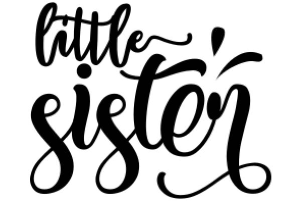 Embrace the Little Sisters in Your Life with This Charming Logo