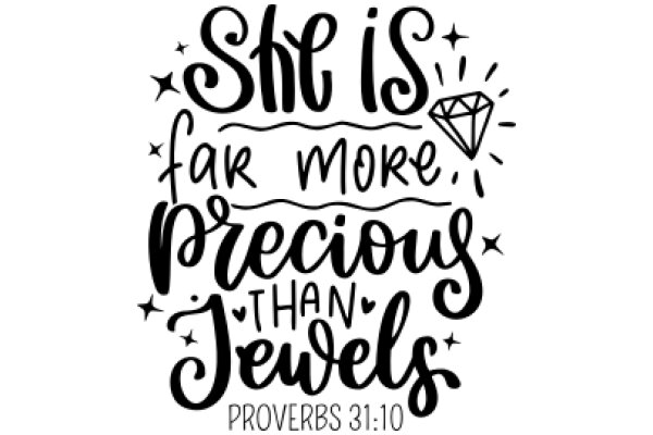 She is Far More Precious Than Jewels: Proverbs 31:10