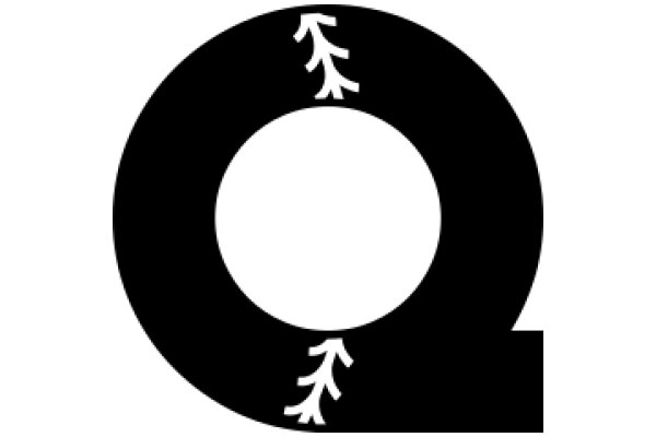 Stylized Logo of a Letter 'Q' with a Tree Branch Design