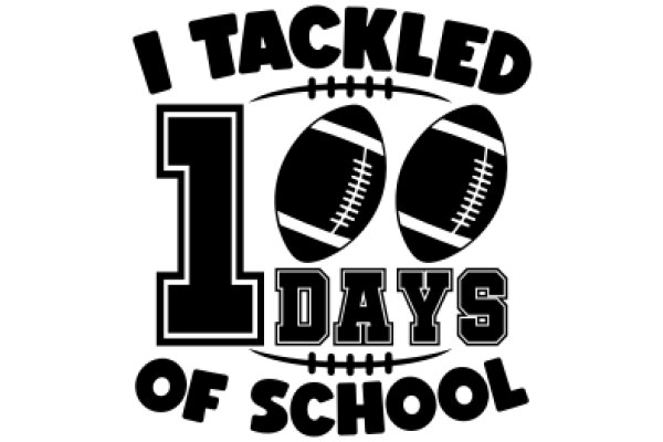 Celebrating 100 Days of School with Football