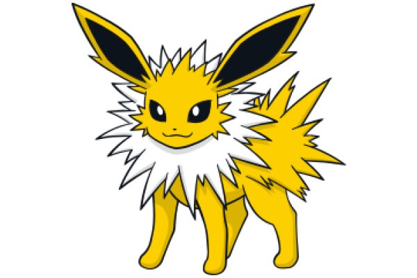 Vivid Yellow Eevee Pokémon Illustration