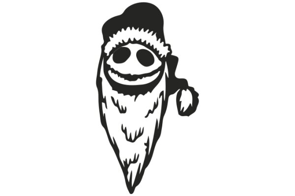 A Festive Holiday Icon: A Santa Hat with a Smiling Face