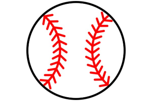 A Red Baseball Logo