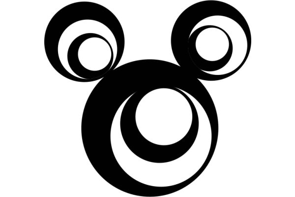 Minimalist Mickey Mouse Logo