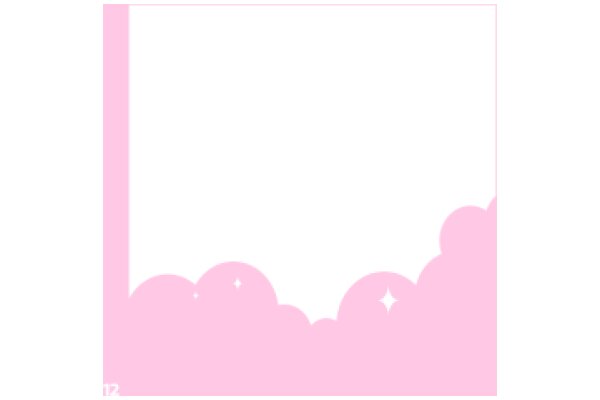 A Blank Canvas: A Pink Frame with a White Center